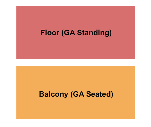 Phoenix Concert Theatre Seating Chart: Floor/Balcony