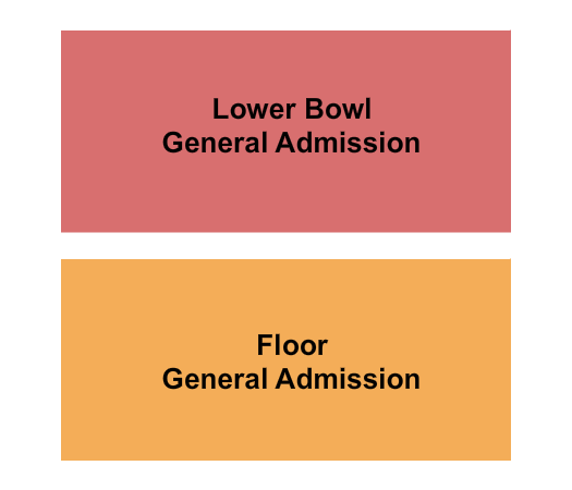 Hero Arena At Mountain America Center Seating Chart: Floor & Lower Bowl GA