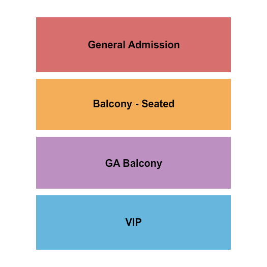 The Forge - Joliet Seating Chart: GA/Balcony/GA Blc/VIP