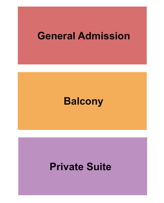 Phoenix Concert Theatre Seating Chart: GA/Balcony/ Suite 2