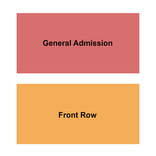 Turner Hall Ballroom Seating Chart: GA/Front Row