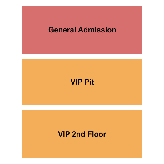 Terminal 5 Seating Chart: GA/Pit/VIP