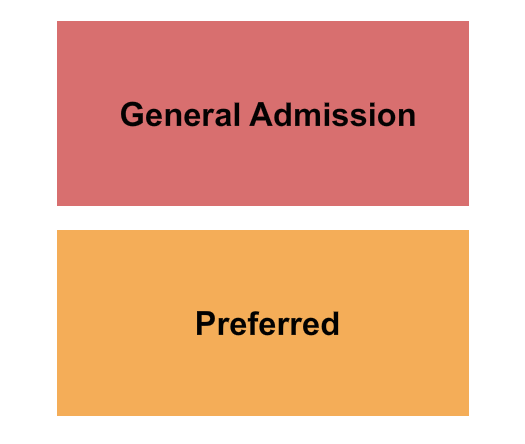 Blue Room Comedy Club Seating Chart: GA/Preferred