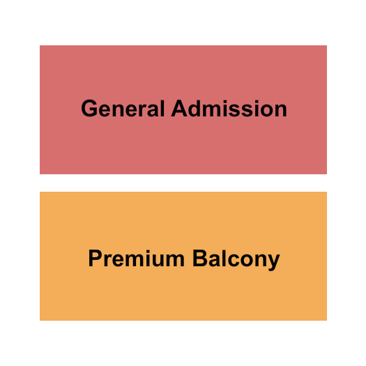 The Admiral - Omaha Seating Chart: GA/Prem Balcony