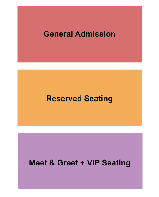 The Comedy Loft of DC Seating Chart: GA/Reserved/M&G VIP