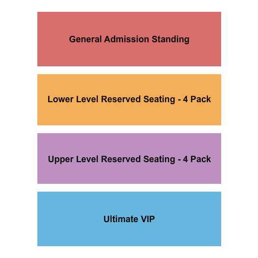 The Dirty Bourbon Dance Hall & Saloon Seating Chart: GA/Reserved/VIP 2
