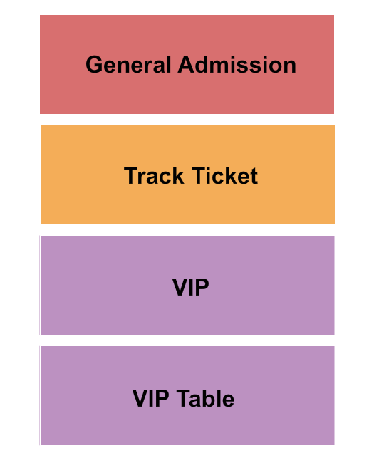 Union County Fairgrounds Seating Chart: GA/VIP/Track