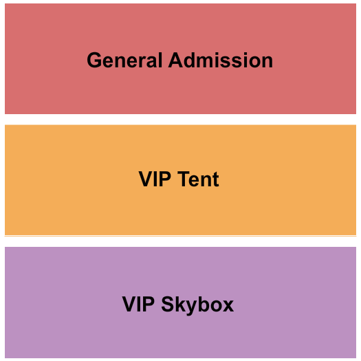 Dr. Pepper Park Seating Chart: GA/VIP Tent/Skybox