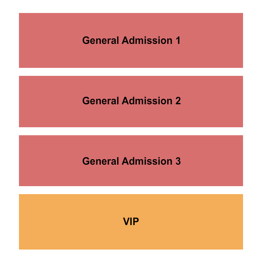 Vivarium - Milwaukee Seating Chart: GA 1-3 & VIP