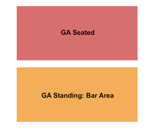 The Hamilton Seating Chart: GA Seated/Bar