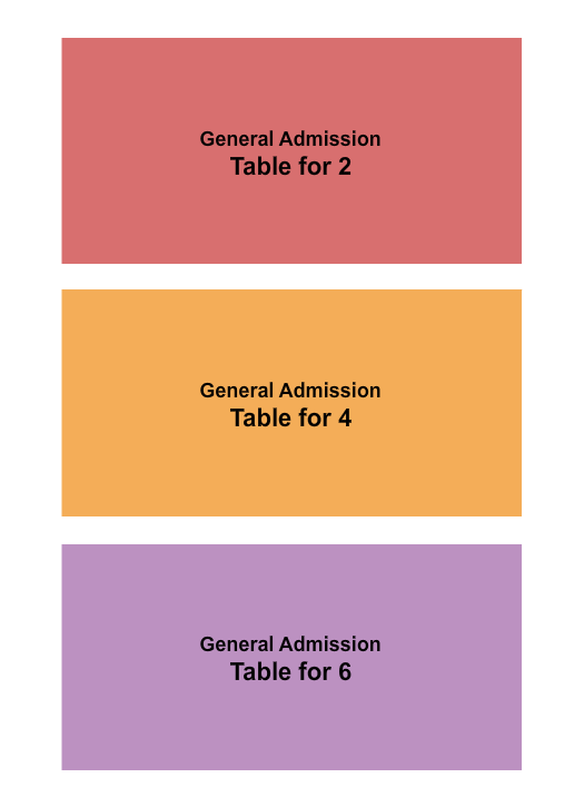 Star Theater Portland Seating Chart: GA/Tbl 2.4.6