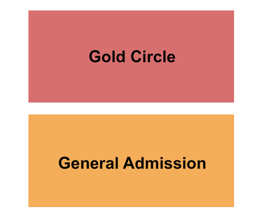 PNE Forum Seating Chart: GA & Gold Circle