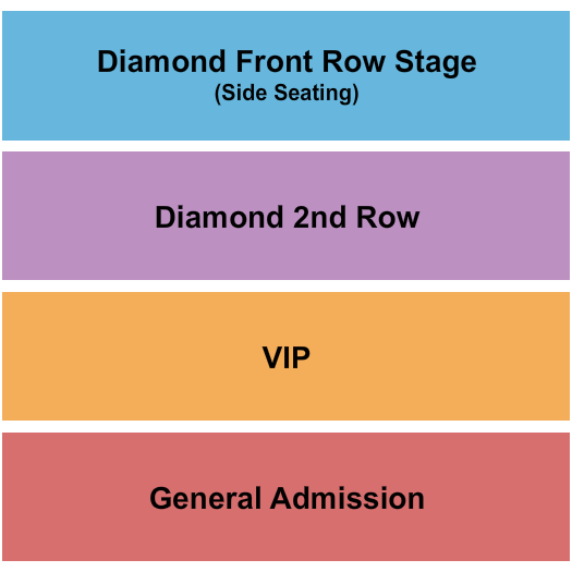 Tequilas Discoteque Seating Chart: Micro Maidens