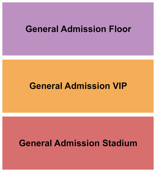 Genesis Church - York Seating Chart: GA Stadium/Floor/VIP