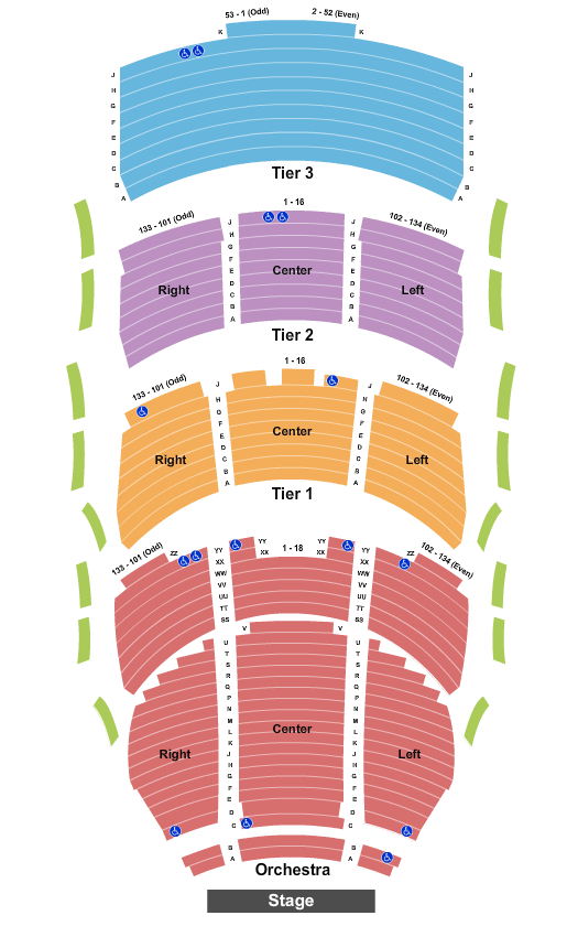 Keller Theater Seating Chart