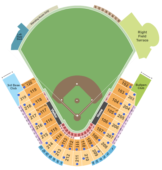 Clearwater Threshers Seating Chart