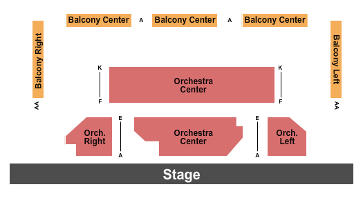 George Street Playhouse- NJ Seating Chart: Endstage