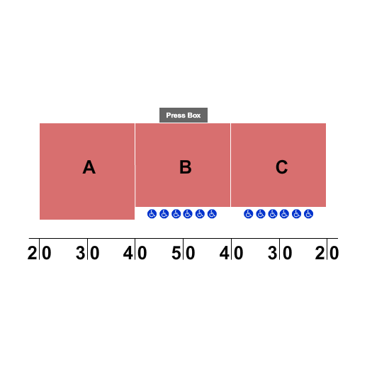 Georgelis Law Firm Stadium Seating Chart: DCI