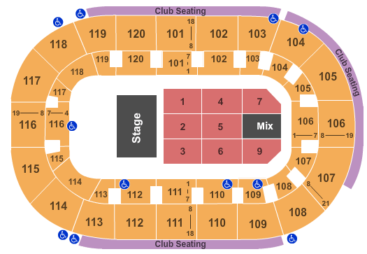 Hertz Arena Seating Chart Seat Numbers