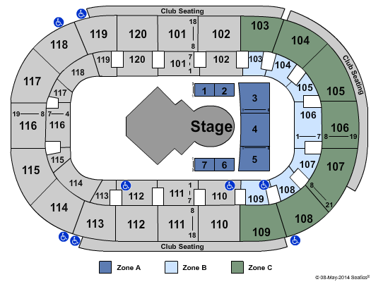 Germain Arena Seating Chart Cirque