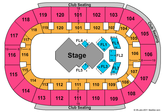 Germain Arena Seating Chart