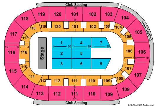 Germain Arena Seating Chart