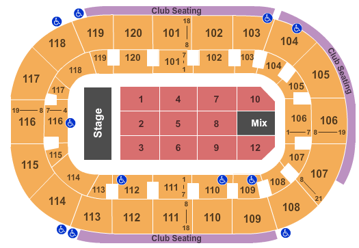 Hertz Arena Map