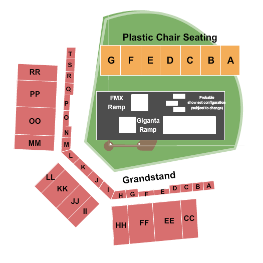 Gesa Stadium Map
