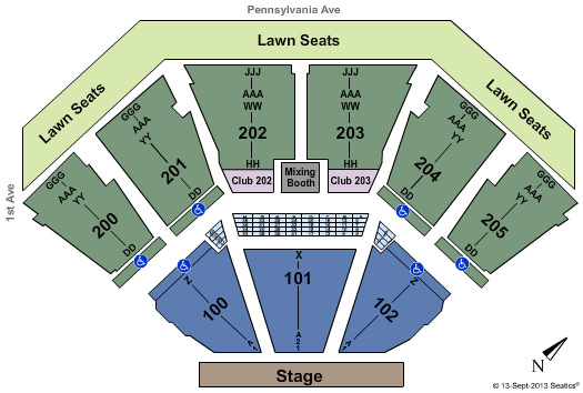 Gexa Energy Pavilion seating chart - Click here to buy Dallas Fall Out Boy Tickets