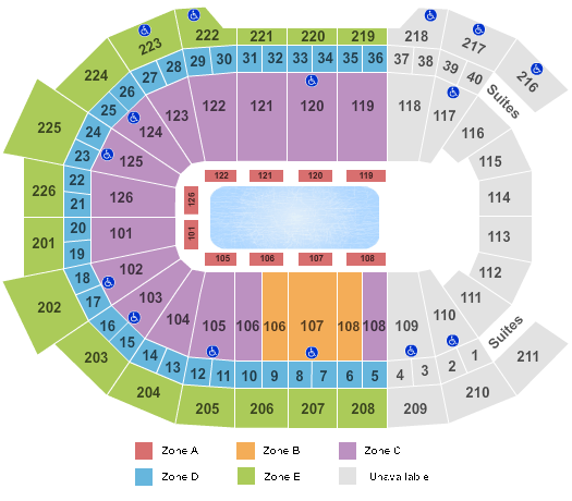 Disney On Ice Budweiser Event Center Seating Chart