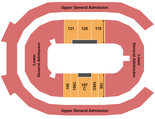 Giant Center Seating Chart: Wrestling - PIAA