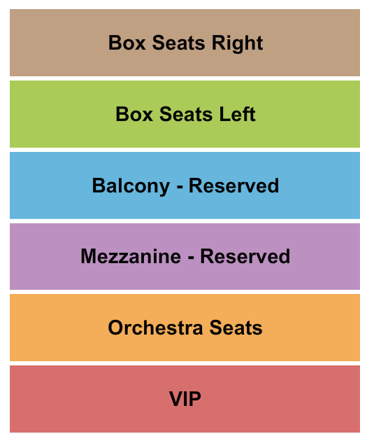 Gichi-Ziibi Center For The Arts Seating Chart: RSV Balc/Mezz
