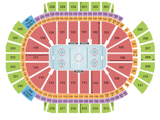 Blackhawks Tickets Seating Chart