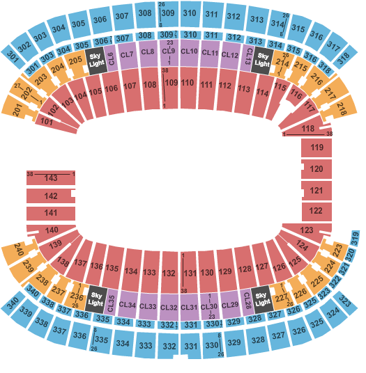 Gillette Stadium Seating Chart: Monster Jam