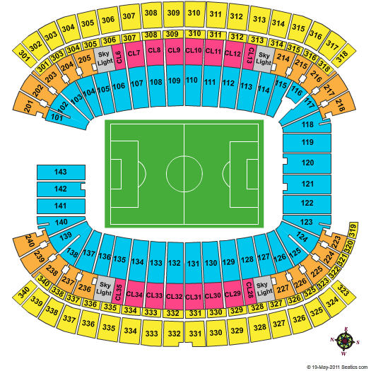 Gillette Stadium Seating Chart