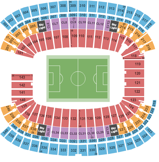 Foxboro Stadium Virtual Seating Chart