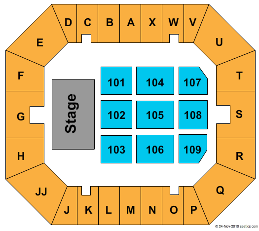 Glens Falls Civic Center seating chart
