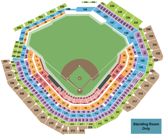 Globe Life Field Seating Chart: Baseball