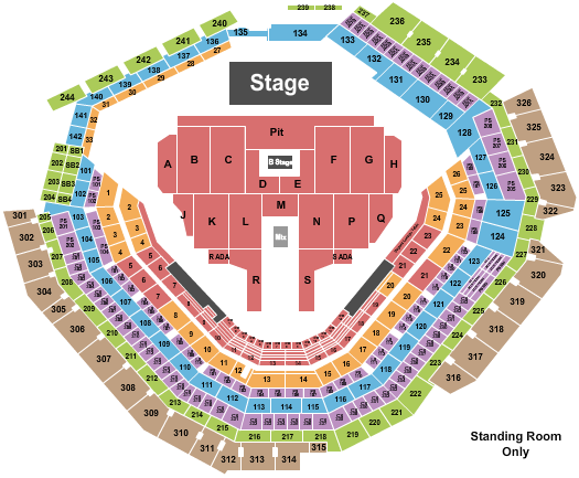 Globe Life Field Seating Chart: My Chemical Romance