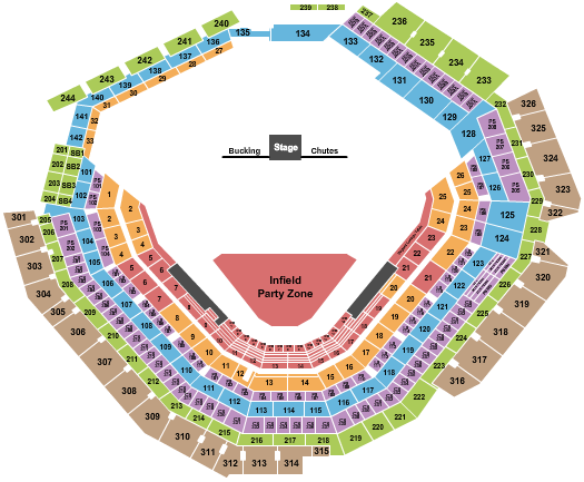 Globe Life Field Seating Chart: Rodeo 2