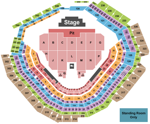 Globe Life Field Seating Chart: Shakira