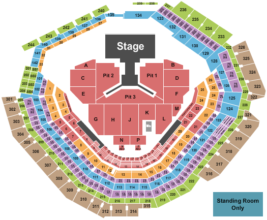 Globe Life Field Seating Chart: Stray Kids