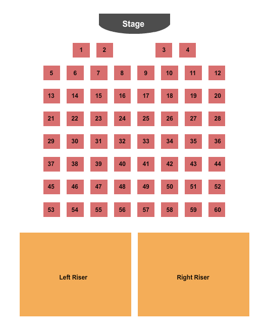 Gold Country Casino Seating Chart: Tables