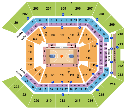 Golden 1 Center Seating Chart: Basketball - Globetrotters