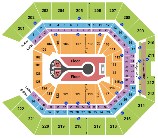 Golden 1 Center Seating Chart: Benson Boone