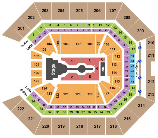 Golden 1 Center Seating Chart: Cardi B