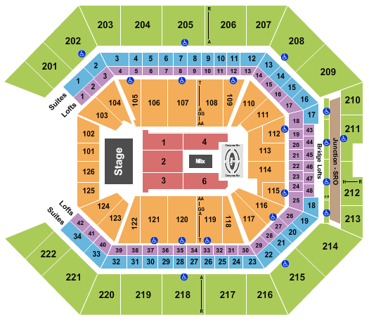 Golden 1 Center Seating Chart: Carin Leon