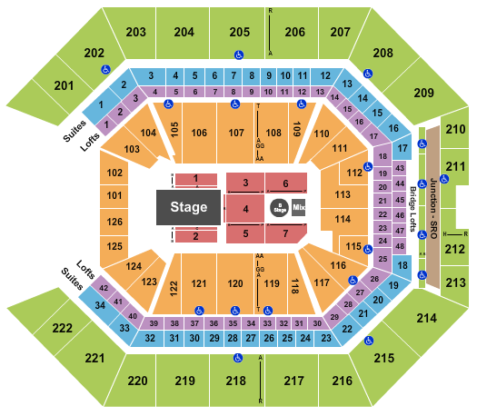 Golden 1 Center Seating Chart: Dancing with the Stars