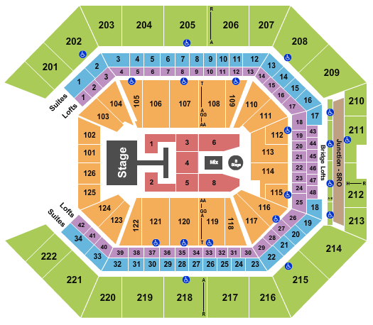 Golden 1 Center Seating Chart: Descendants & Zombies