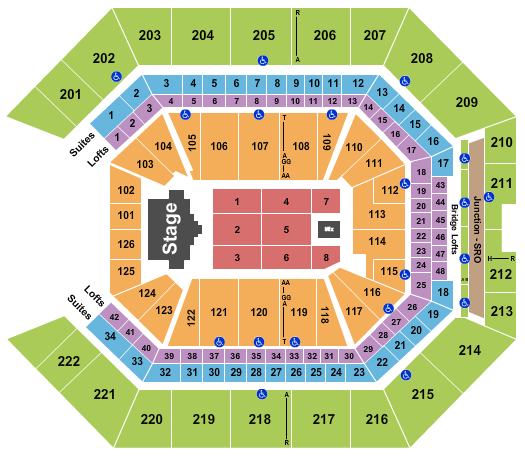 Golden 1 Center Seating Chart: Grupo Frontera